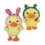 Plush Duck with Hoodie, 30cm assorted